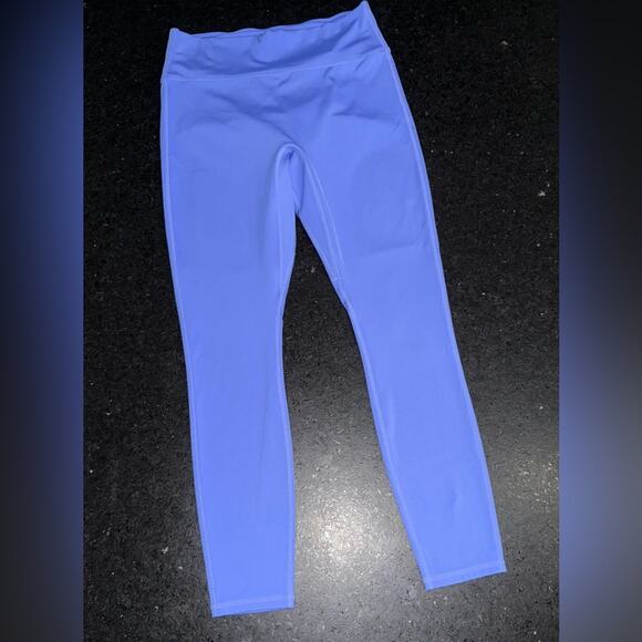 Fabletics MOTION 360 High Waisted Vibrant Sapphire Sky Blue Purple Leggings SZ M - Picture 5 of 10
